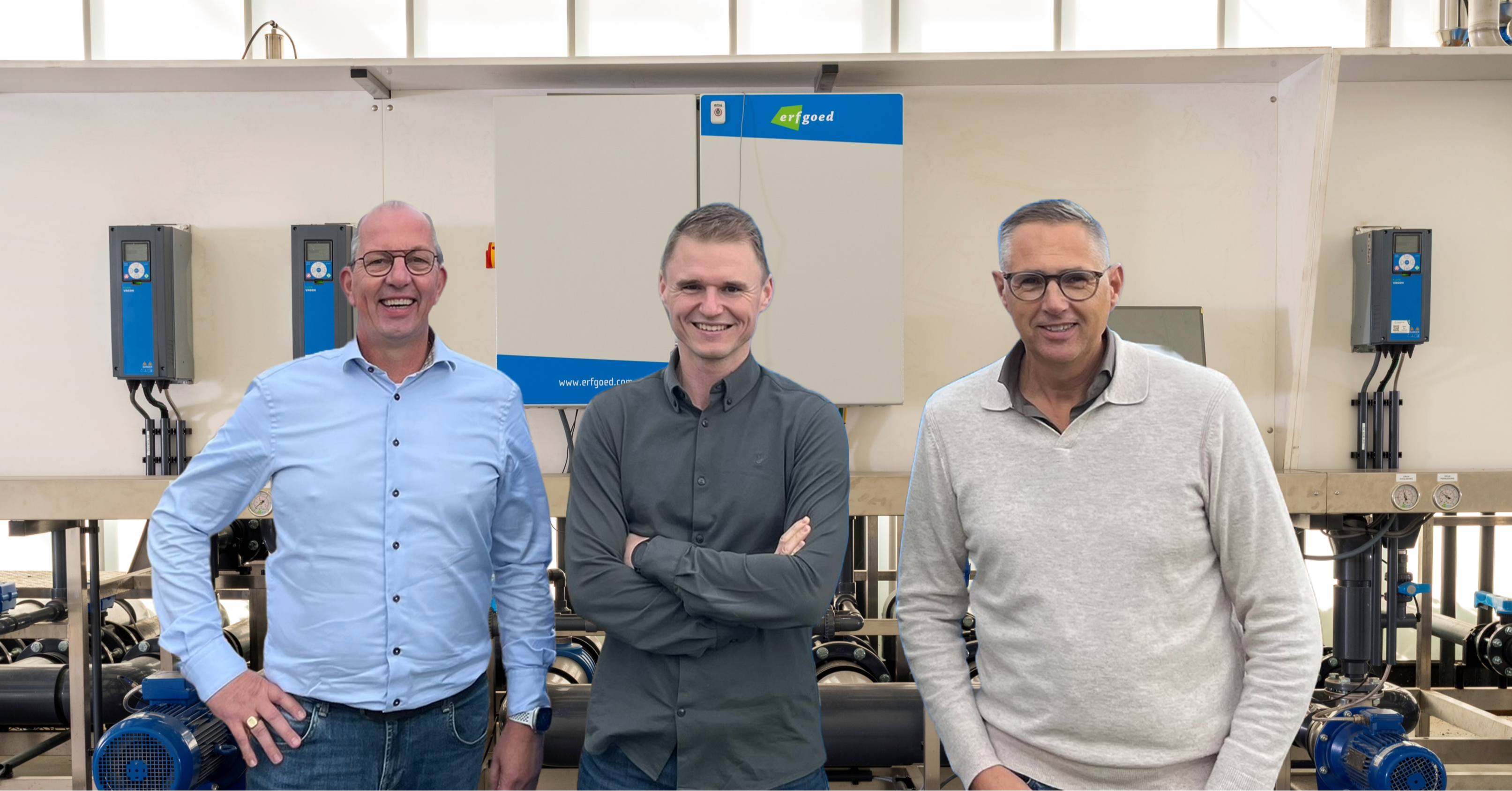 Drie nieuwe Area Sales Managers bij ErfGoed